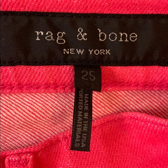 New rag&bone jeans,bill pink,ankle cigarette - Picture 3 of 9